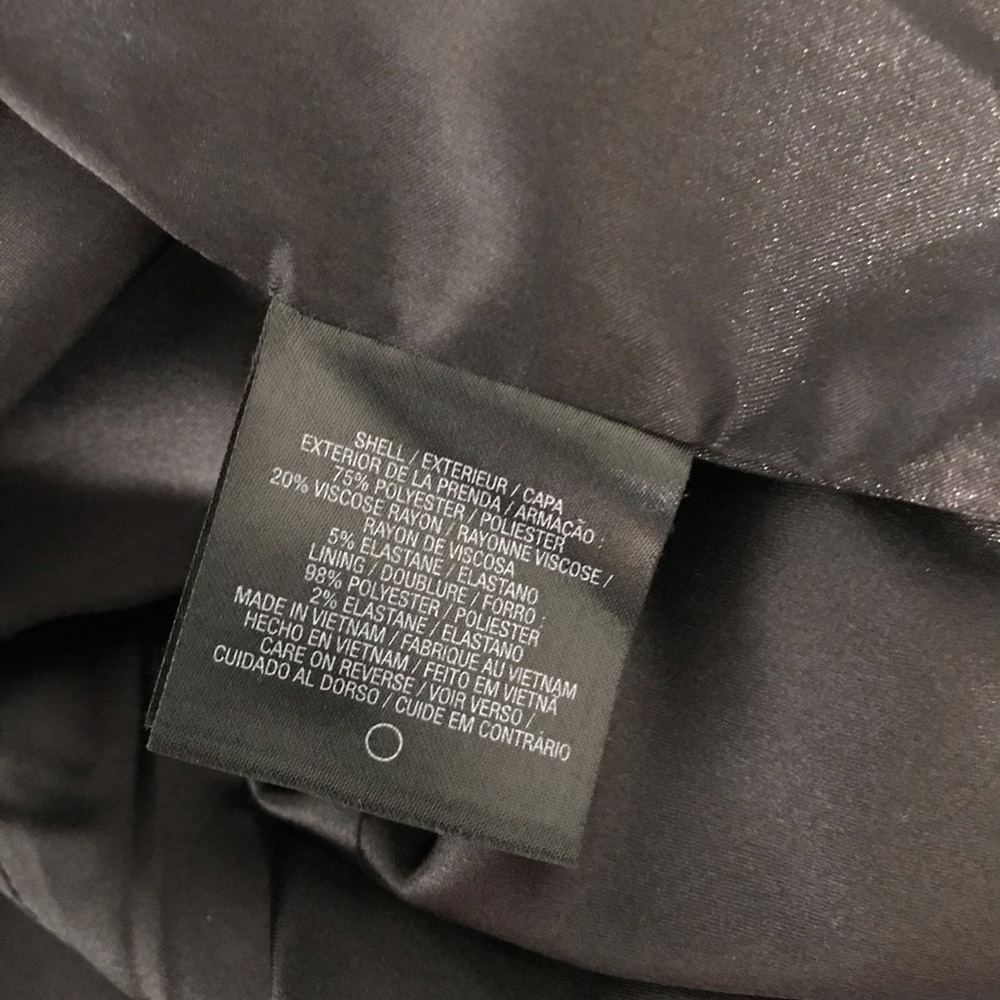 Tahari ruffle mock neck trench coat Large - Picture 8 of 8